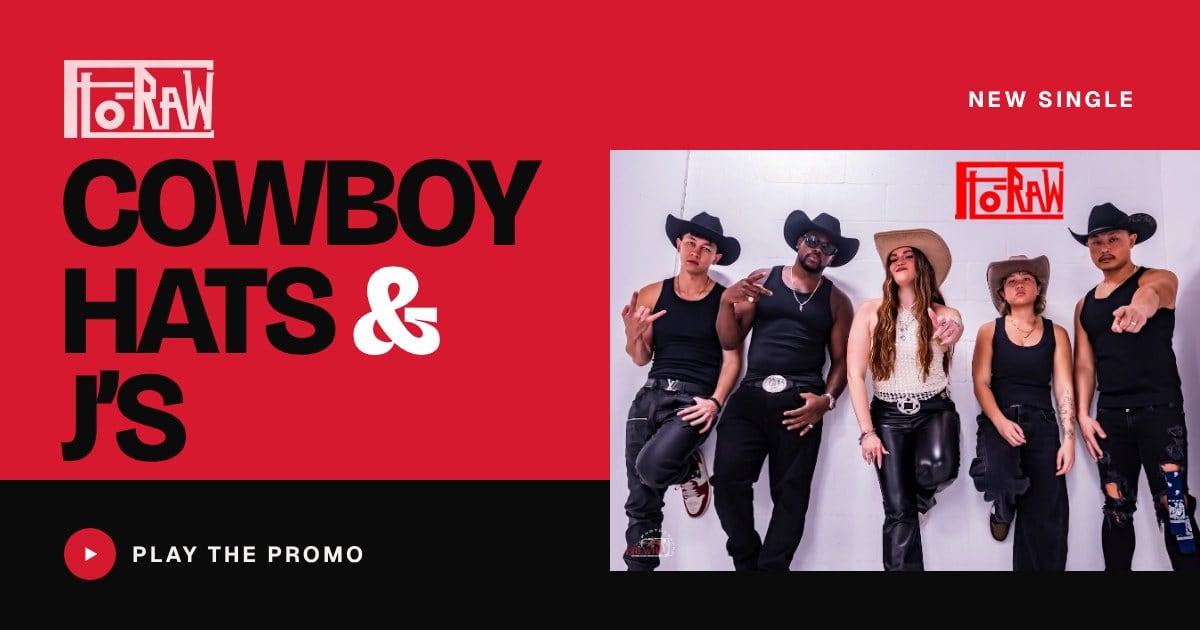 FLO-RAW new single card: Cowboy Hats & J’s