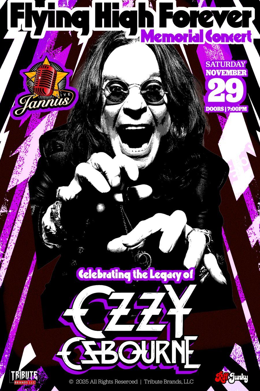 The poster in purple