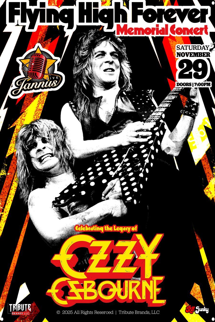 The Randy poster in red