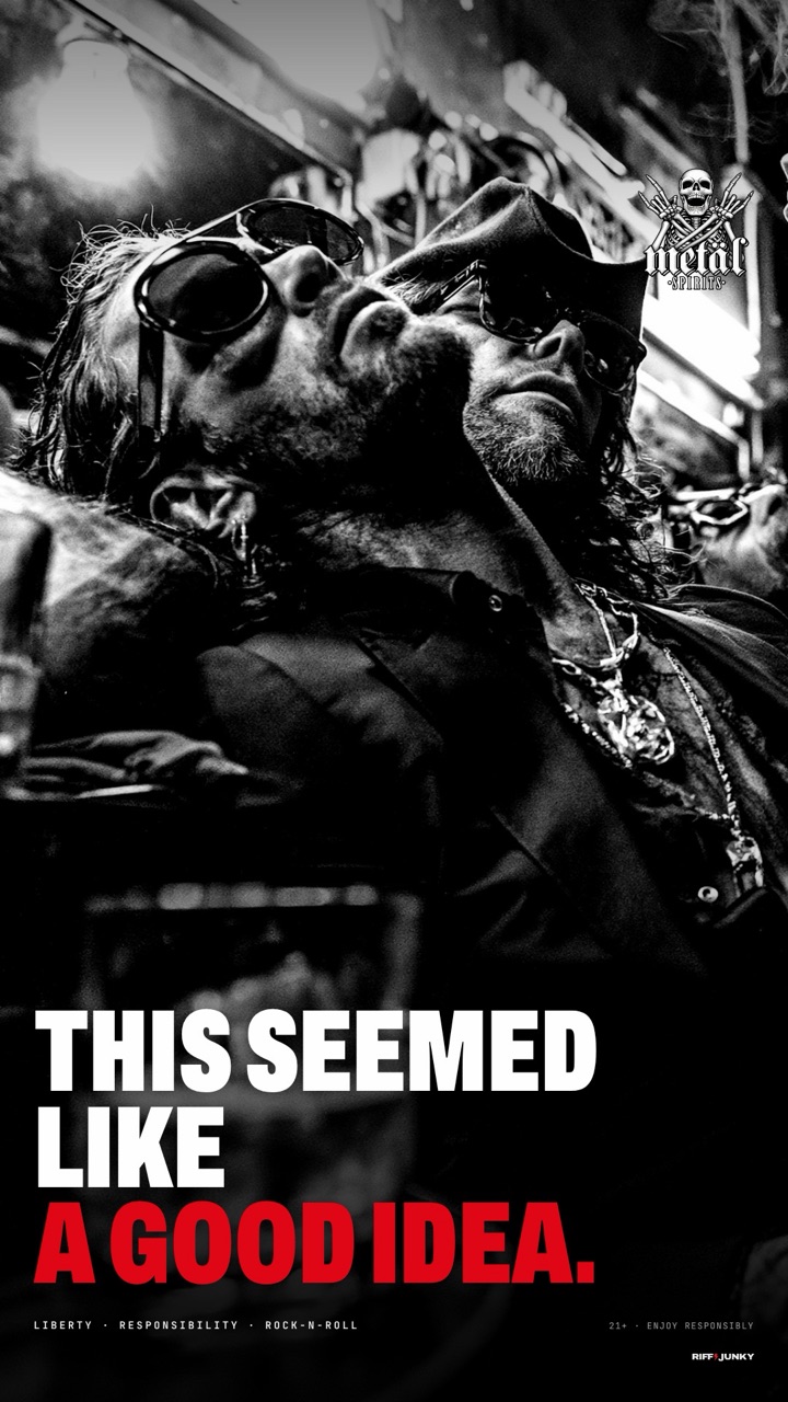 METÄL Spirits vodka story ad: This seemed like a good idea.