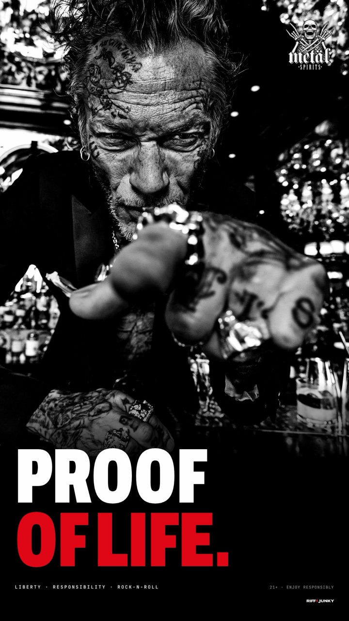 METÄL Spirits vodka story ad: Proof of life.